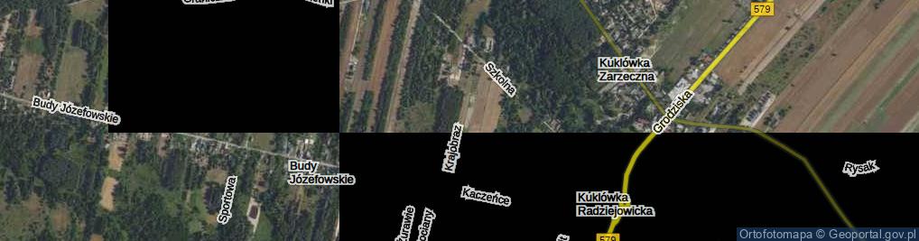 Zdjęcie satelitarne Krajobraz z Wsią ul.